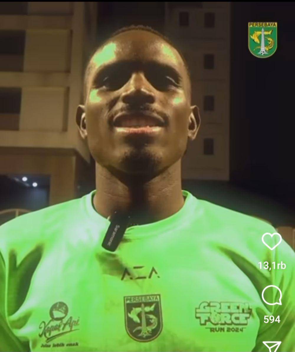 Falvio Silva dalam unggahan Green Force Run. Dok. Instagram @greenforcerun