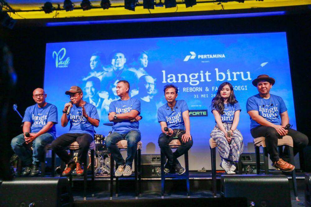 Padi Reborn berkolaborasi dengan Fanny Soegi merilis single “Langit Biru.” (Dok. Istimewa).