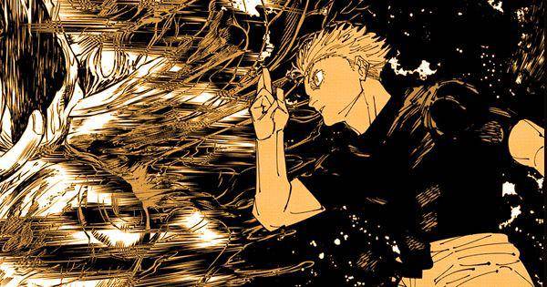 Yuta melepaskan Unlimited Void ( Dok. Shueisha / Jujutsu Kaisen )