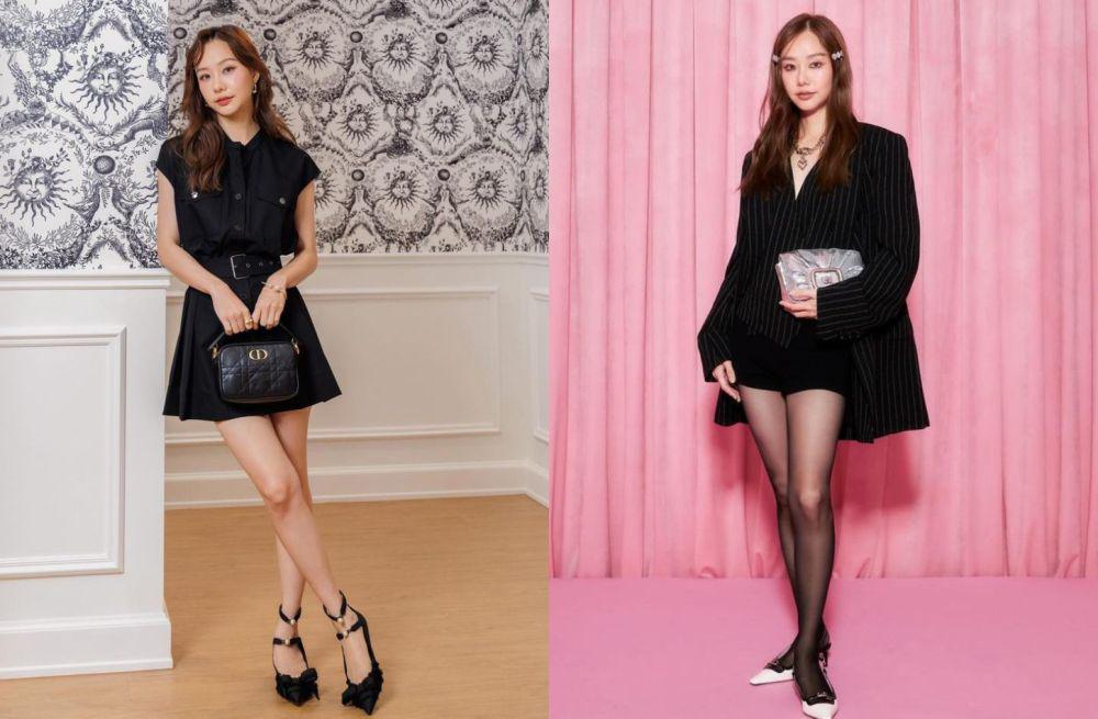 7 Inspirasi Outfit Serba Warna Hitam dari Toey Jarinporn, Fashionable!