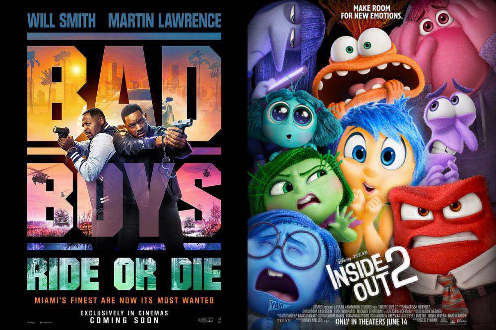 Film bioskop tayang bulan Juni 2024 (dok. Sony Pictures Indonesia/Bad Boys: Ride or Die | dok. Pixar/Inside Out 2)