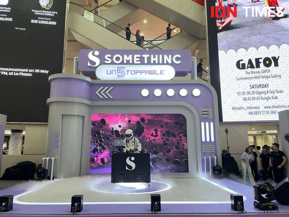 Somethinc 5th Anniversary Un5toppable, pada Kamis (30/5/24) lalu di Mall Kelapa Gading, Jakarta Utara. (IDN Times/Dina Fadillah Salma)