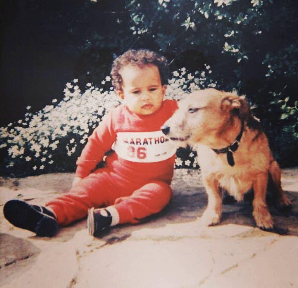 Potret masa kecil Lewis Hamilton (twitter.com/iiiuminateandy)