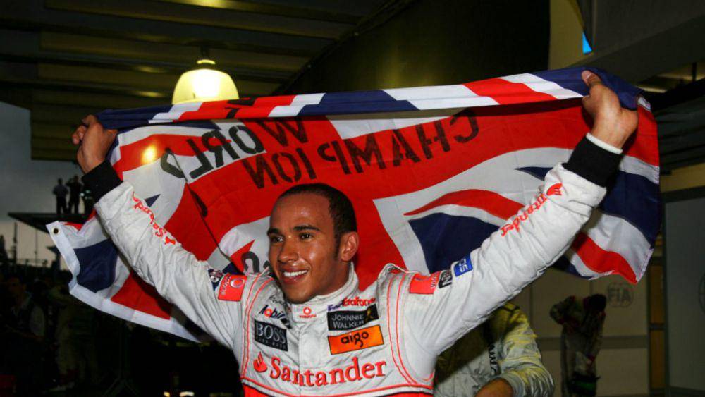 Lewis saat kemenangannya di tahun 2008 (skysports.com)