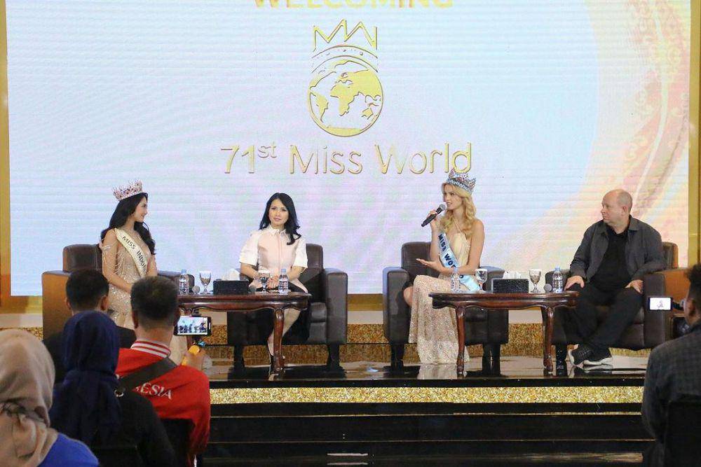 Potret Kompilasi Kunjungan Krystyna Pyszkova, Miss World ke-71 ke Indonesia (Instagram.com/missindonesia)