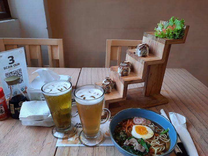 potret menu OBA Japanese and OBHA Cafe (Google Review/Malynda Ningtyas)