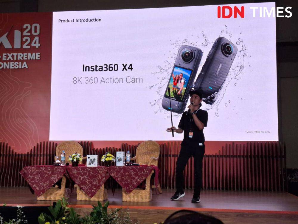 Insta360 X4 (IDN Times/Fatkhur Rozi)
