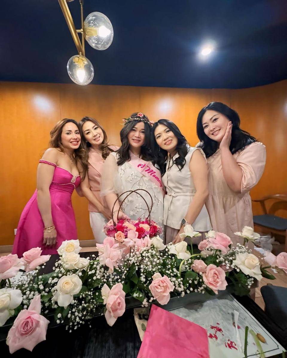 potret baby shower Olivia Allan (instagram.com/sumargodenny)