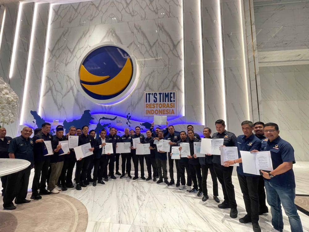 NasDem Terbitkan Surat Rekomendasi 16 Pilkada di Sulsel, Ini Daftarnya