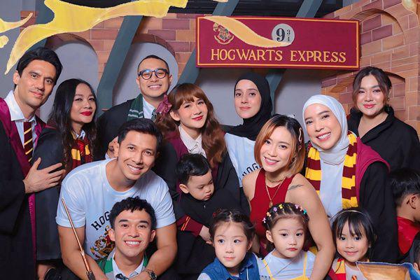 7 Potret Artis di Ulang Tahun Ke-2 Gin, Anak Gilang Dirga