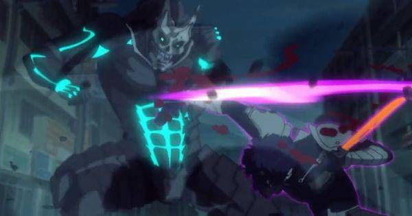 Soshiro melawan Kafka ( Dok. Production I.G / Kaiju No. 8 )