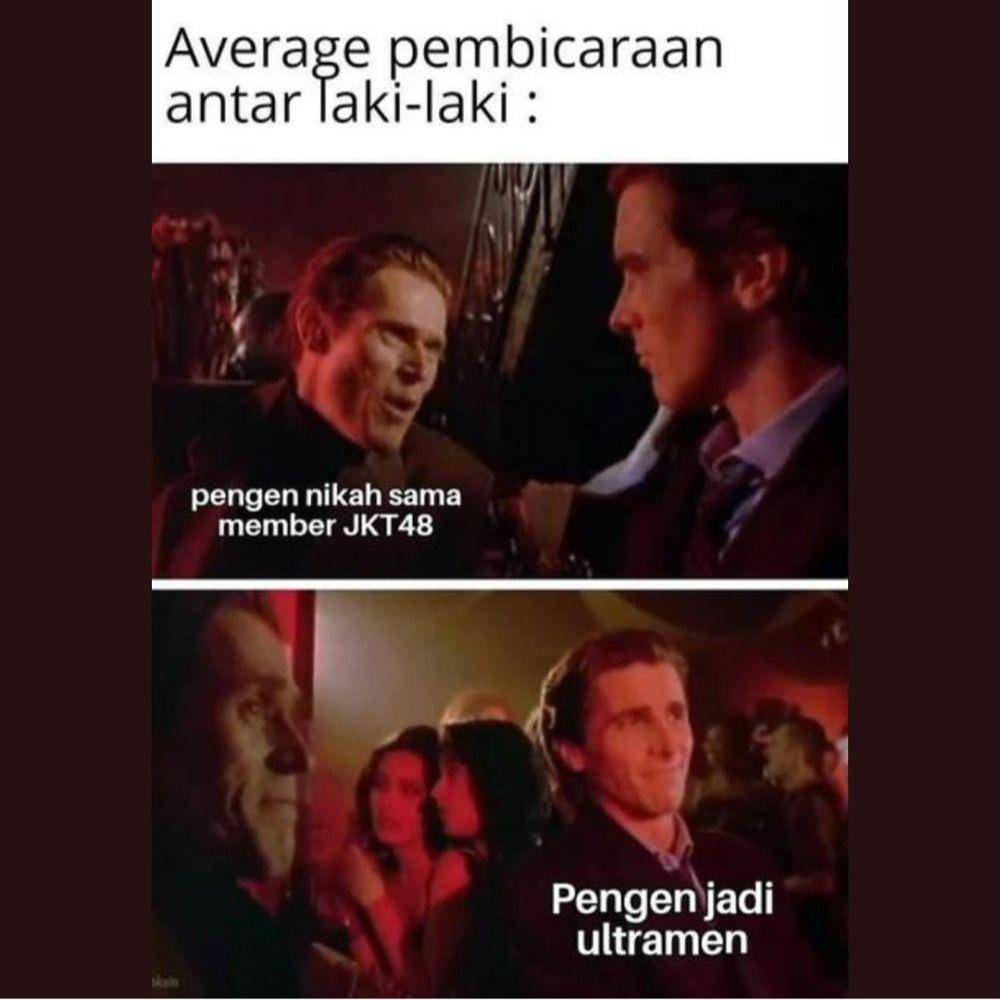 meme cowok pengen jadi Ultraman (instagram.com/onecak)