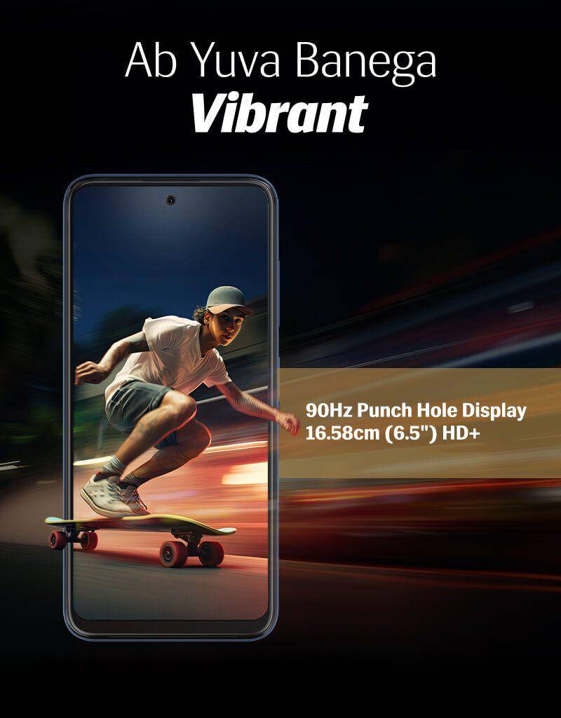 Lava Yuva 5G dibekali refresh rate 90 Hz (lavamobiles.com)