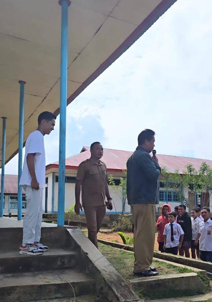 Betrand Peto kunjungi sekolah lamanya (Instagram.com/betrandpetoputraonsu)