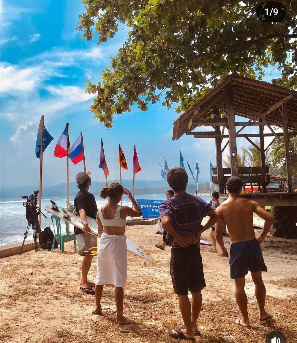 Suasana WSL Krui Pro 2024 di Pesisir Barat, Lampung (Instagram/surfingo.id)