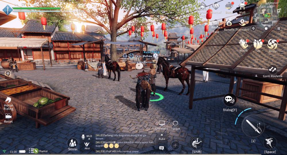 tempat wisata Pasar Akhir Musim Semi (dok. VNGGames International/Moonlight Blade M)