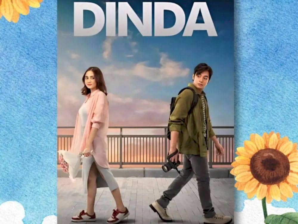 Poster film Dinda yang dibintangi Syifa Hadju dan Angga Yunanda (dok.instagram/dindathemovies)