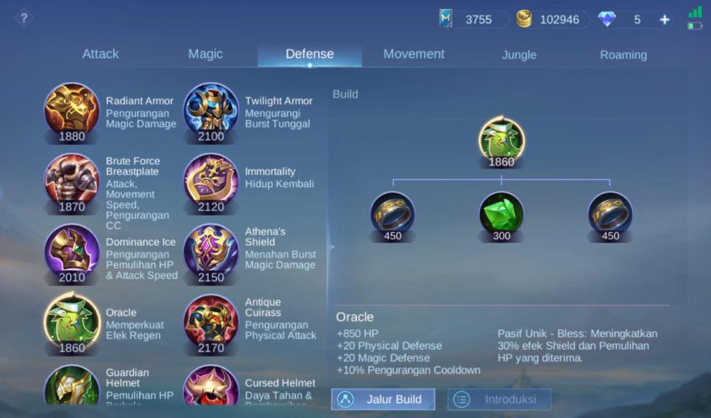 5 Hero MLBB yang Cocok Pakai Item Oracle, Ada Esmeralda!