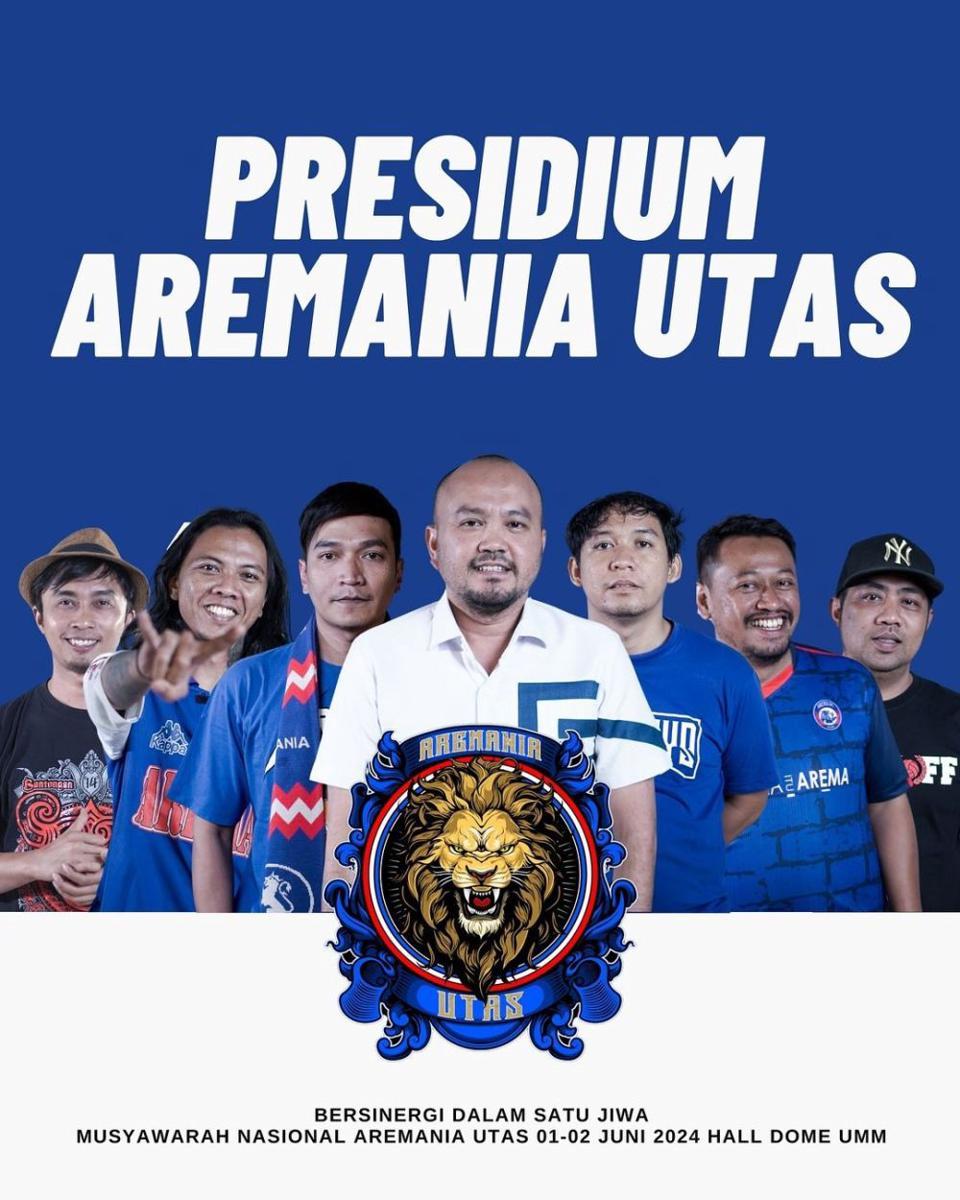 Ali Rifki Terpilih sebagai Presidium Aremania Pertama