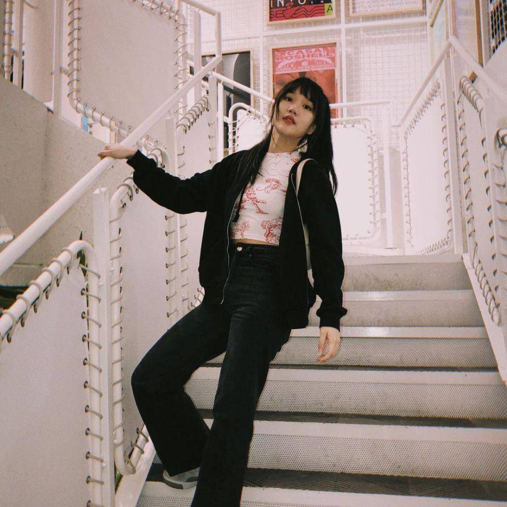 inspirasi layering outfit ala Marsha JKT48 (instagram.com/jkt48.marsha)