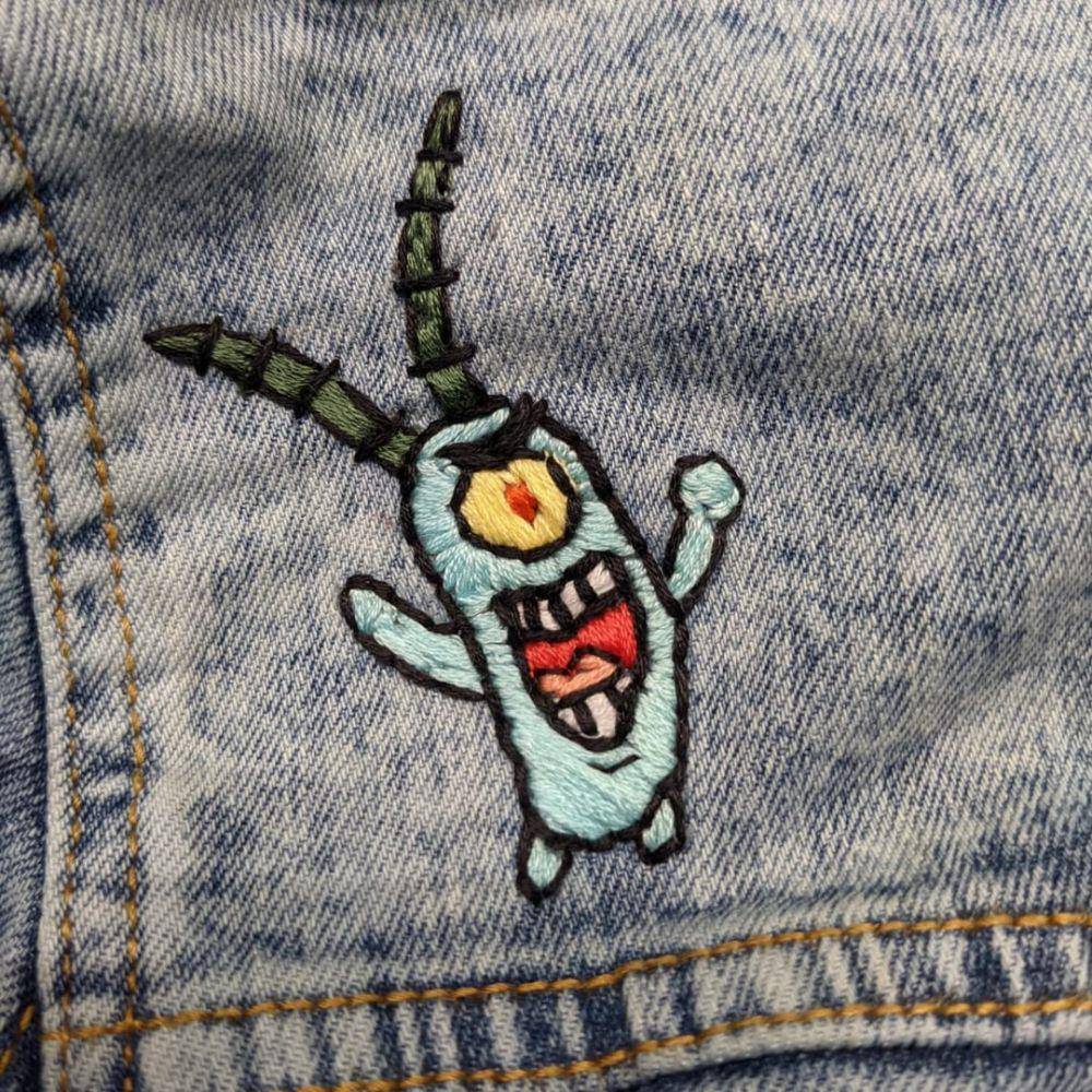 potret karya buatan tangan tema Plankton (reddit.com/user/sewvulgar)