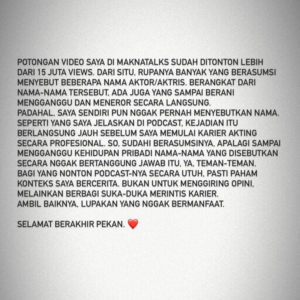 Deva Mahenra akui ada teror usai pengakuannya viral (instagram.com/devamahenra)