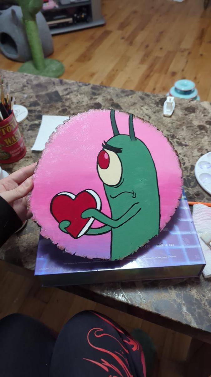 potret karya buatan tangan tema Plankton (reddit.com/user/RockItTonite)