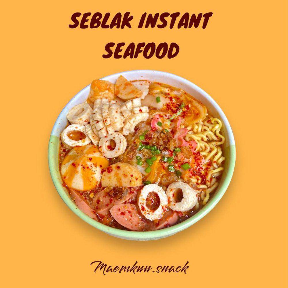 salah satu menu di Seblak Maemku. (instagram.com/maemkuu.snack)