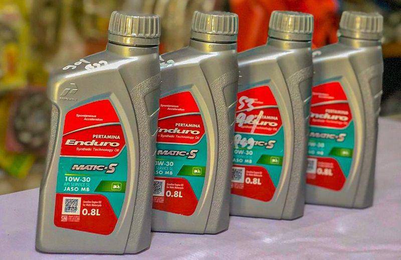 potret kemasan oli Pertamina Enduro Matic V (instagram.com/satriamodivication)
