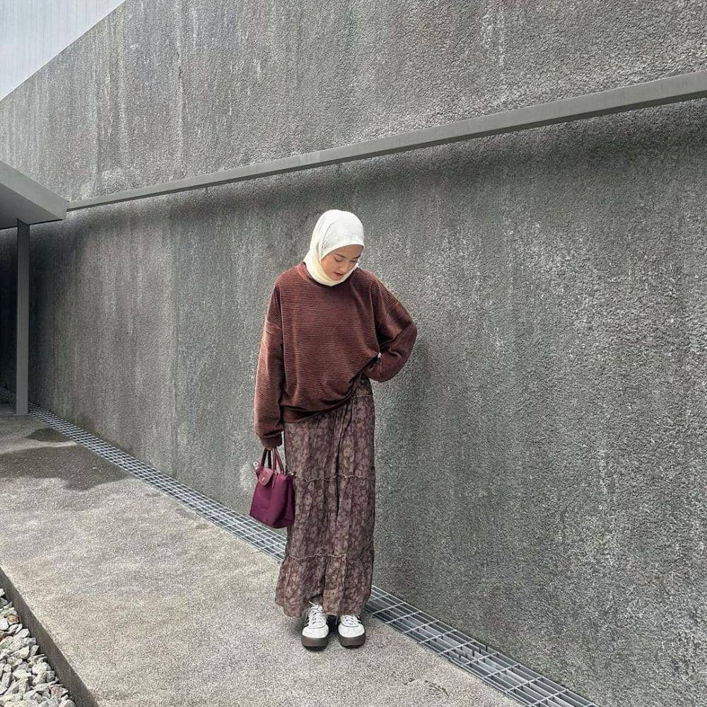 inspirasi OOTD ala Jihan Rifa (instagram.com/jihanrifaa)