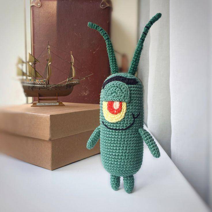 potret karya buatan tangan tema Plankton (reddit.com/user/molhotare)