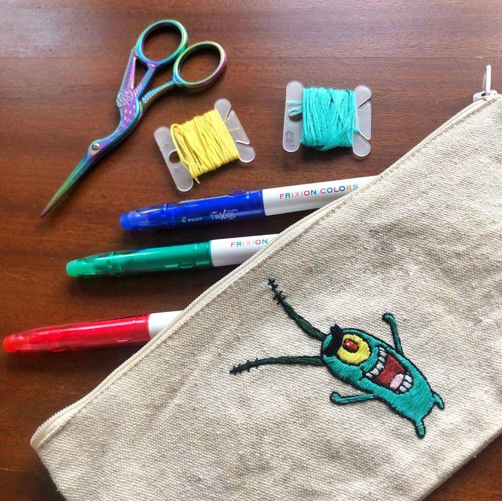 potret karya buatan tangan tema Plankton (reddit.com/user/PetuniaHandmade)