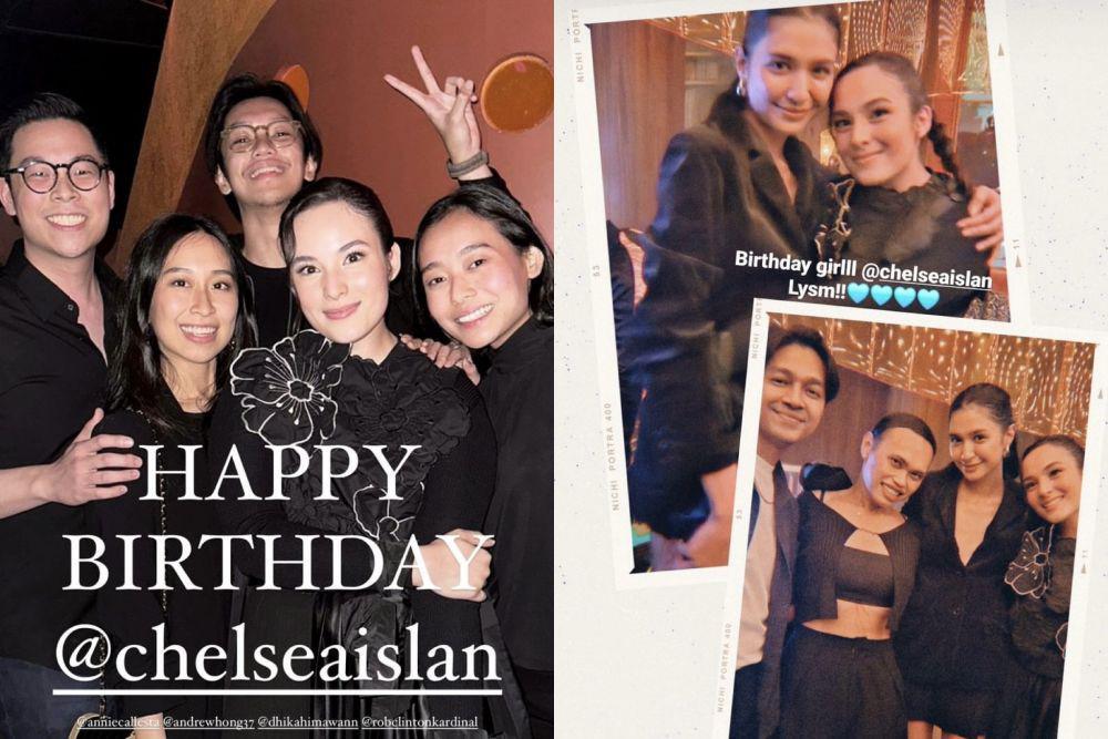 7 Potret Artis yang Hadiri Pesta Ultah ke-29 Chelsea Islan