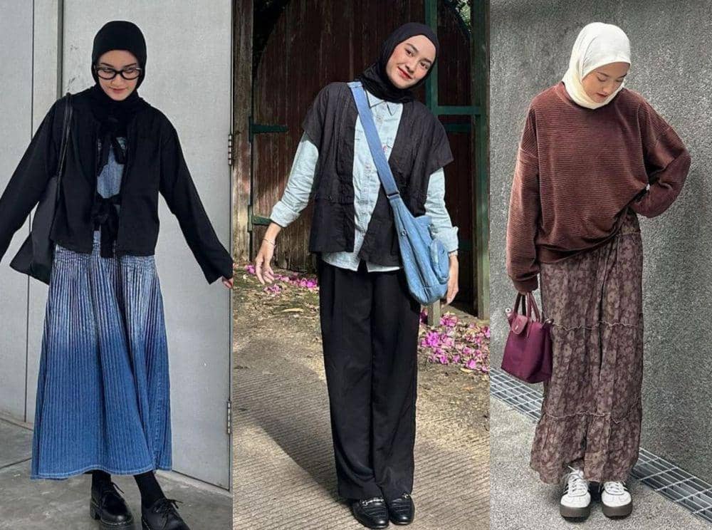 9 Ide Outfit Kasual Vintage ala Jihan Rifa, Aesthetic!