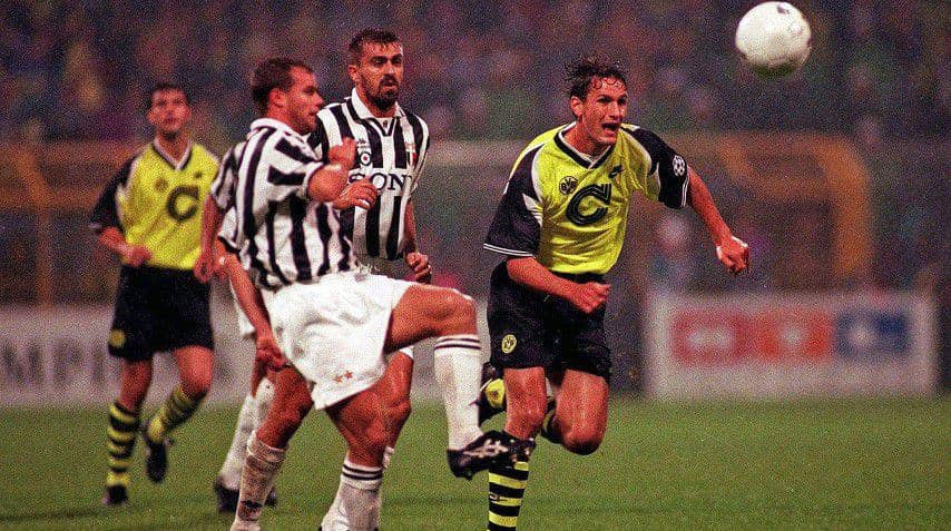 Dortmund kalah agregat 1-6 atas Juventus di final Piala UEFA 1993. (dfb.de)