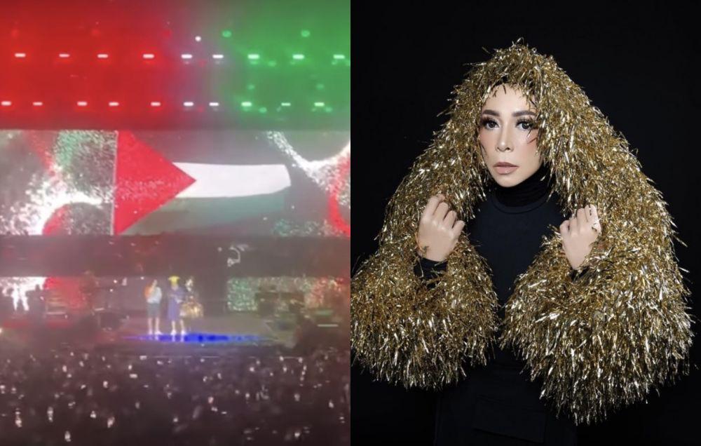 Melly Goeslaw Spontan Ciptakan Lagu untuk Palestina saat Konser di KL
