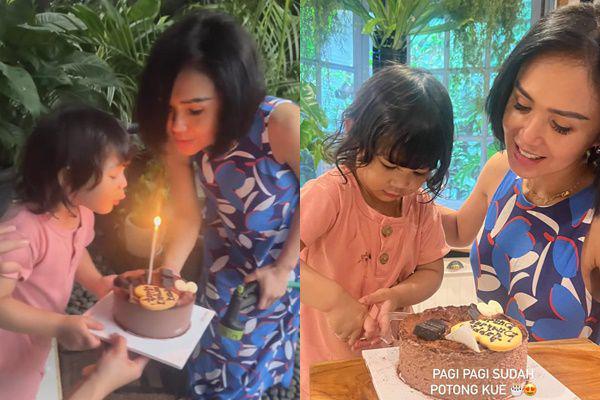 7 Potret Sederhana Kejutan Ultah ke-52 Yuni Shara dari Keponakan