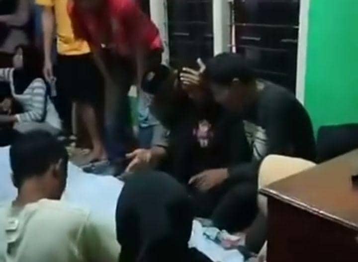 Tangkapan layar saat jasad korban di rumah duka (Dok/Istimewa)