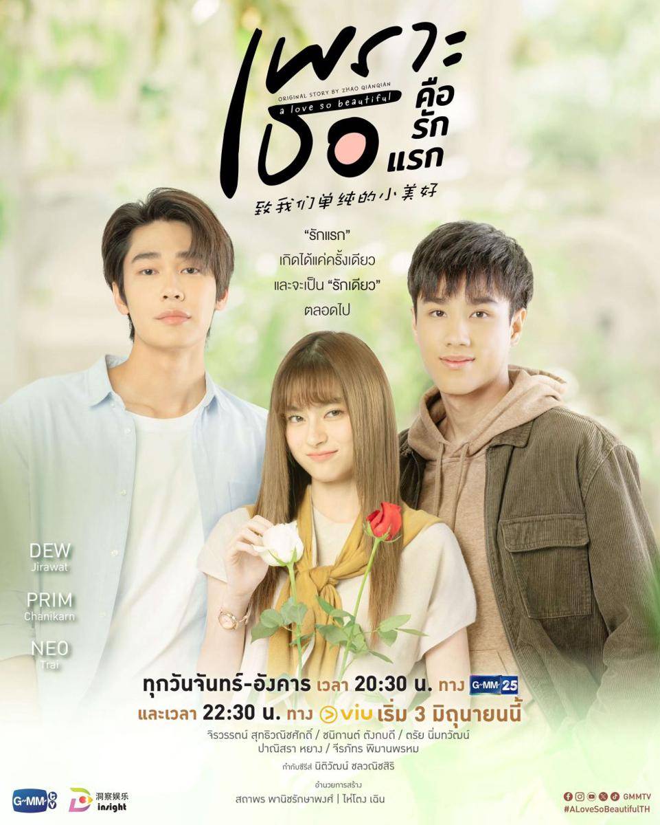 poster drama A Love So Beautiful (dok.GMMTV/A Love So Beautiful)