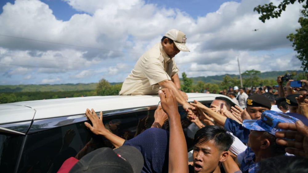 Menhan Prabowo Tinjau Pemanfaatan Air Gua Buntet di Gunungkidul