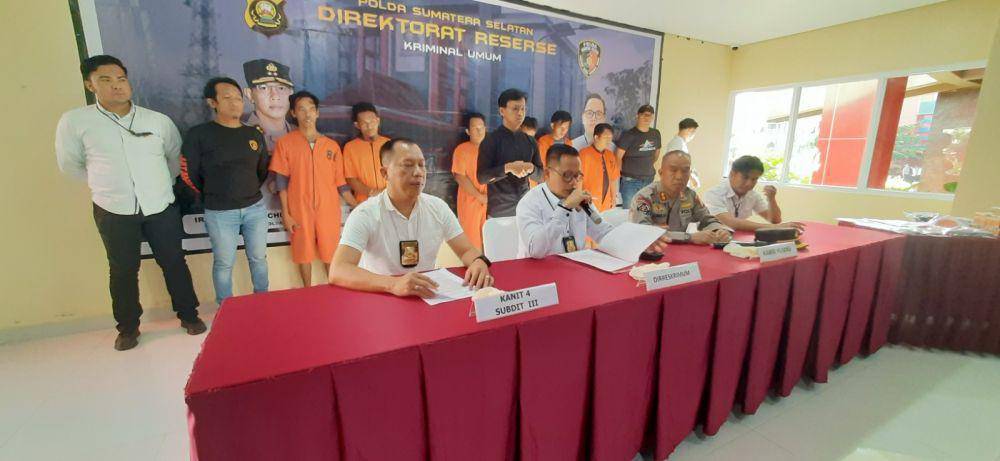 Pelaku perampokan di kawasan Talang Kelapa Banyuasin (Dok: istimewa)