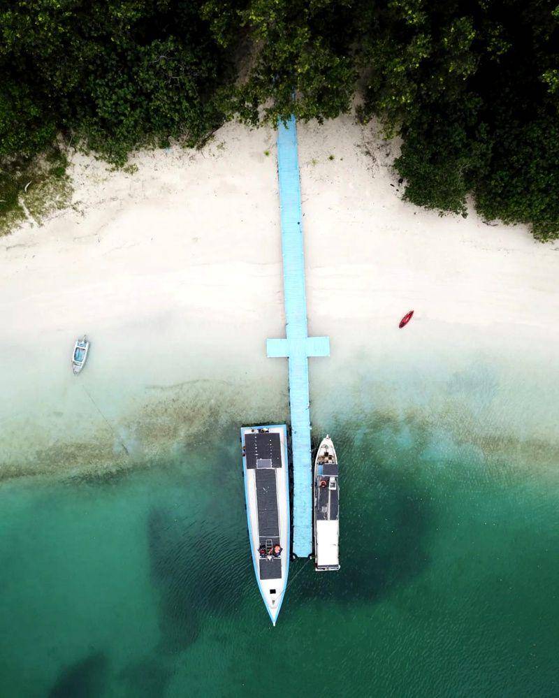 gambar Pulau Peucang (instagram.com/aldycesskybetz)