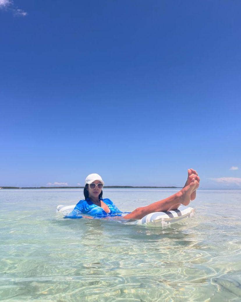 potret istri Julien Kang honeymoon di Bahamas (instagram.com/jjeuneu)