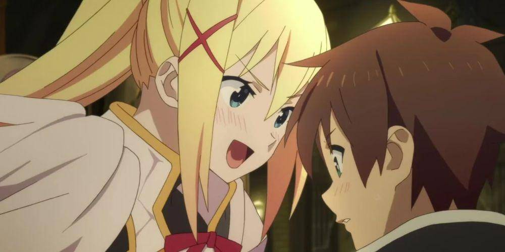 Darkness dan Kazuma karakter Konosuba (dok. Drive/Konosuba: God's Blessing on This Wonderful World!)