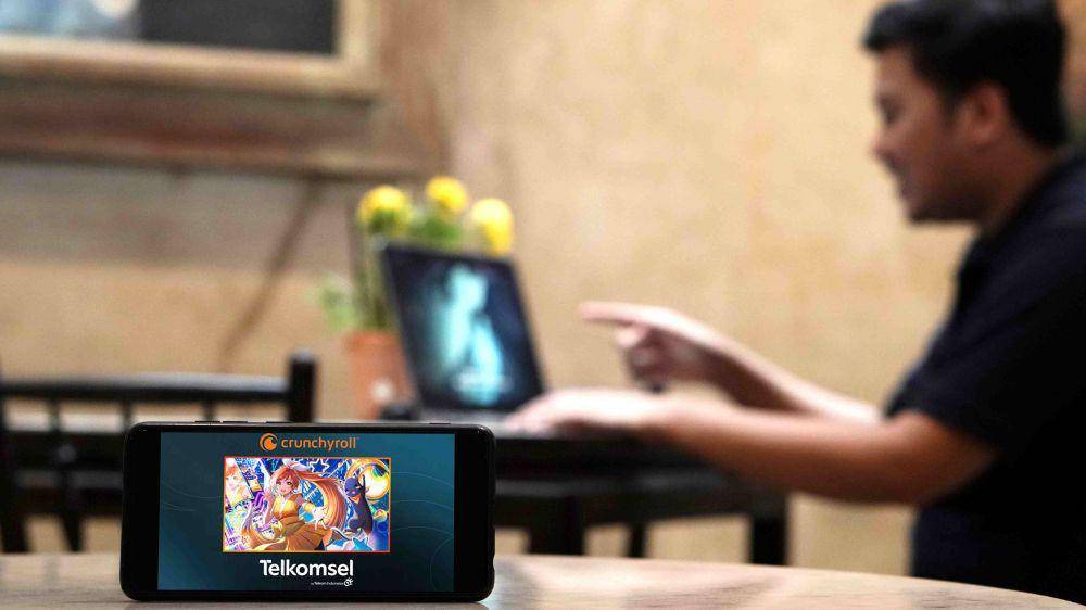 Paket Bundling Telkomsel dan Crunchyroll (dok. Telkomsel)