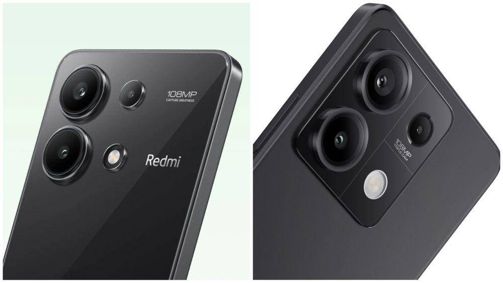 tampilan area kamera belakang Redmi Note 13 4G (kiri) dan Redmi Note 13 5G (kanan) (mi.co.id)