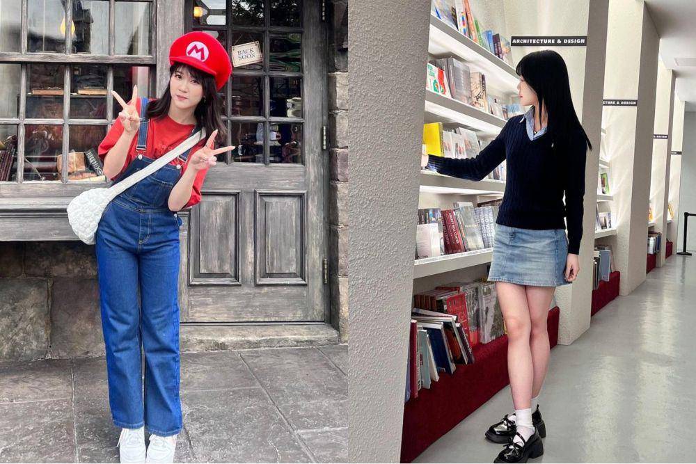 inspirasi layering outfit ala Marsha JKT48 (instagram.com/jkt48.marsha)