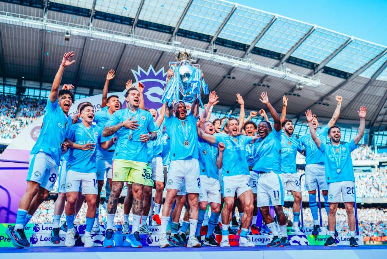 Manchester City menjuarai EPL 2023/2024. (twitter.com/ManCity)