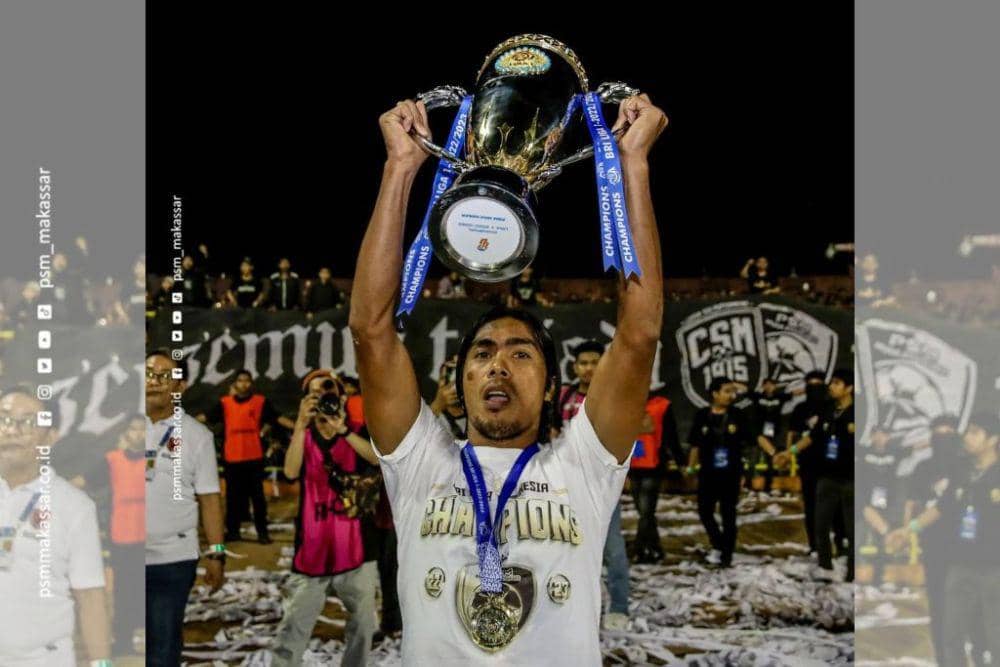 Erwin Gutawa dalam perayaan gelar juara PSM Makassar di ajang Liga 1 musim 2022/23. (Instagram.com/psm_makassar)