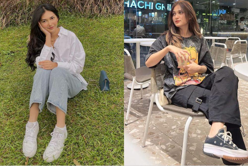 9 Adu Gaya Sugesta Handayani Vs. Evelyn Aurora, Mirip!